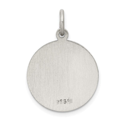 Sterlingsilber Antikisiert Saint Franziskus Medaille