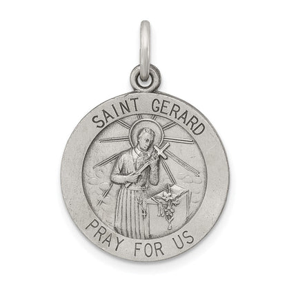 Sterlingsilber Antikisiert Saint Gerard Medaille