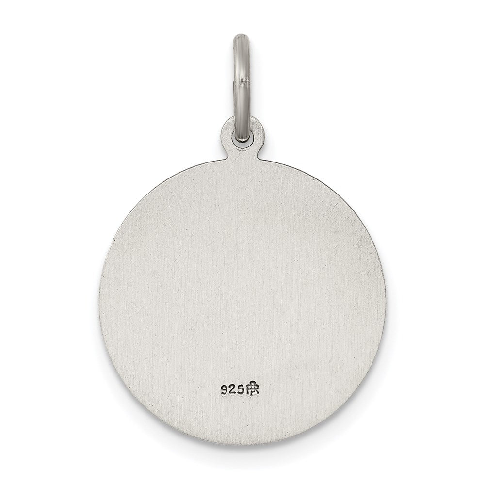 Sterlingsilber Antikisiert Saint John Medaille