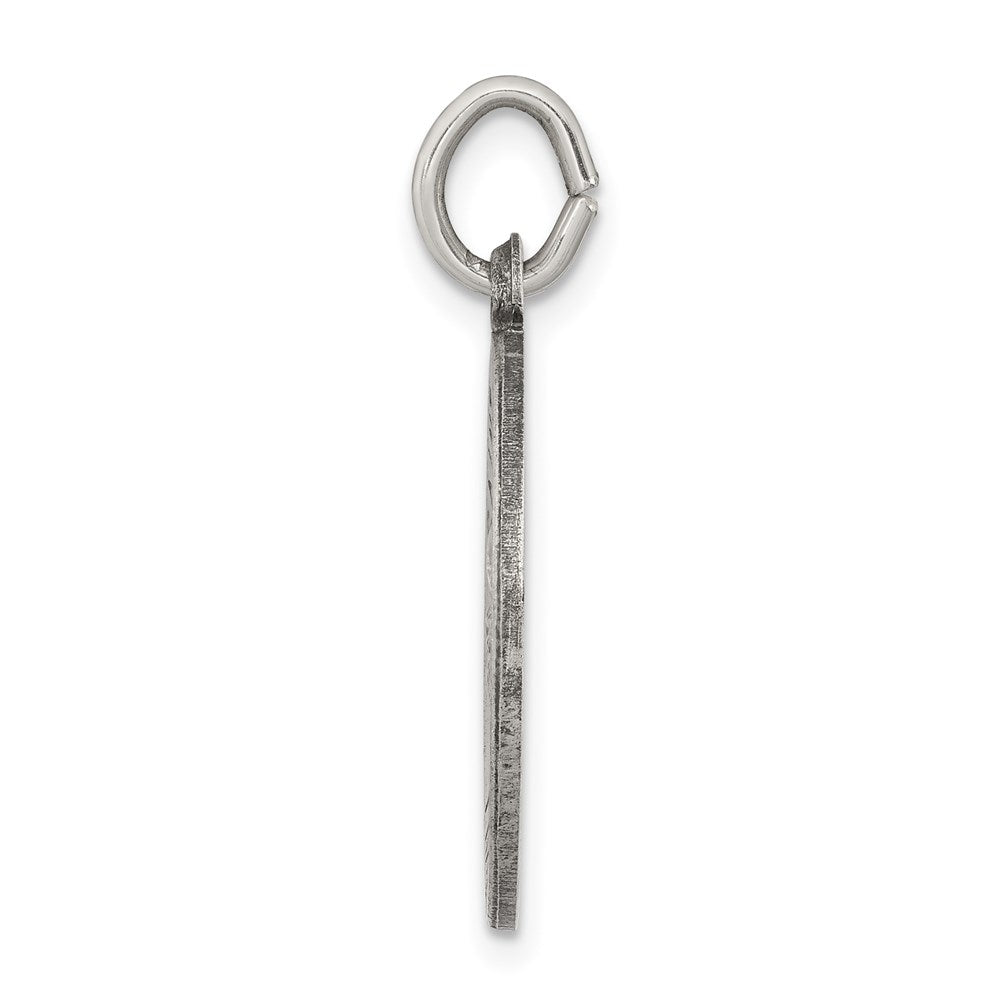 Sterlingsilber Antikisiert Saint John The Baptist Medaille
