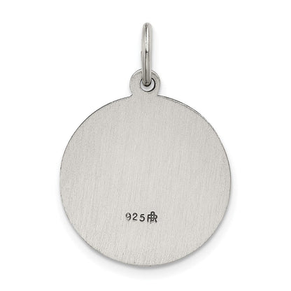 Sterlingsilber Antikisiert Saint John The Baptist Medaille