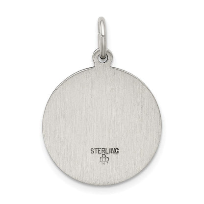 Sterlingsilber Antikisiert Saint John The Baptist Medaille