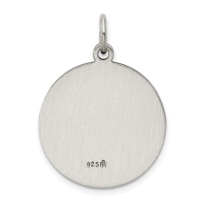 Sterlingsilber Antikisiert Saint John The Baptist Medaille