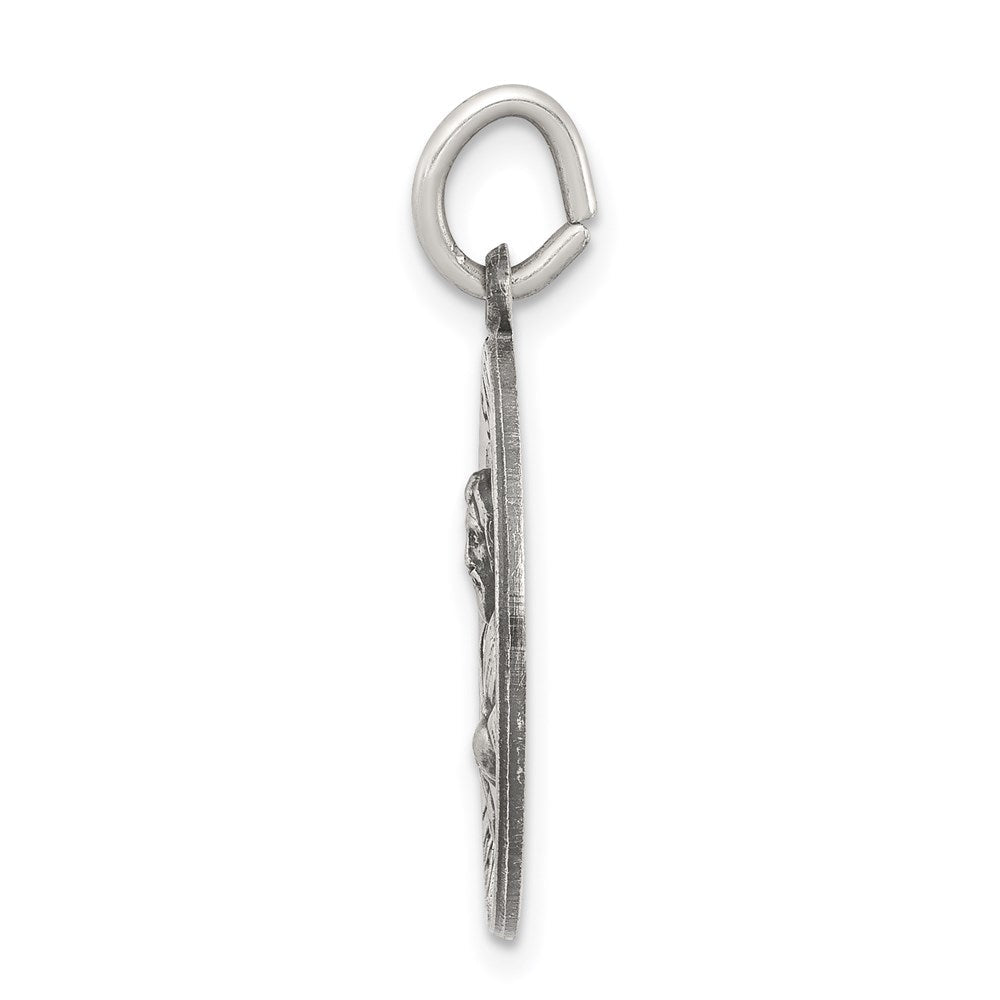 Sterlingsilber Antikisiert Saint Mark Medaille