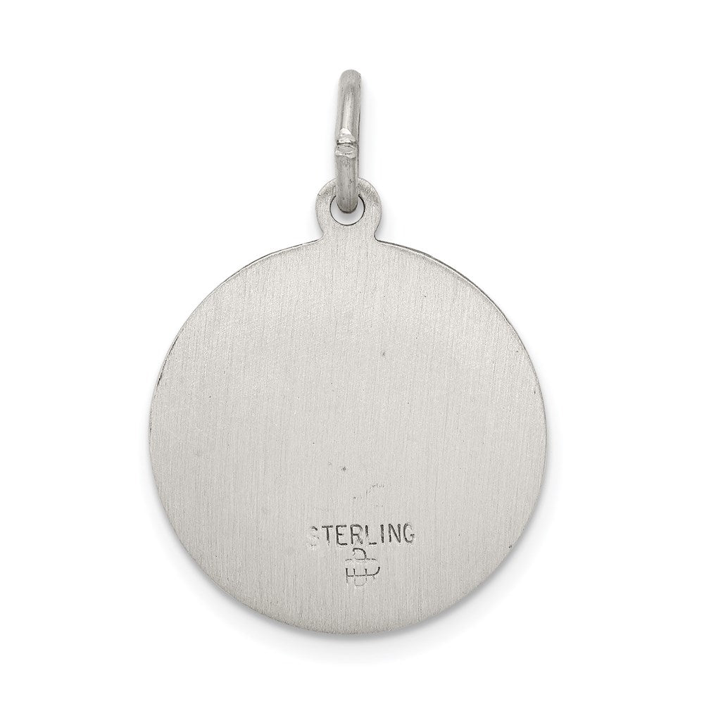 Sterlingsilber Antikisiert Saint Mark Medaille