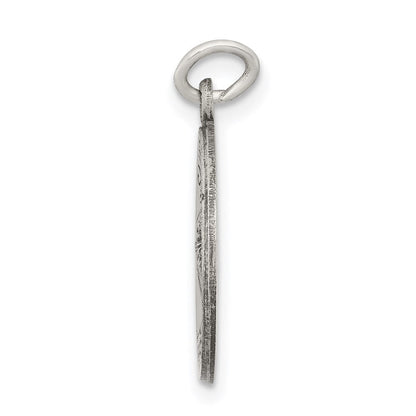 Sterlingsilber Antikisiert Saint Martha Medaille