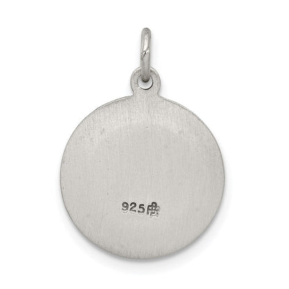 Sterlingsilber Antikisiert Saint Martha Medaille