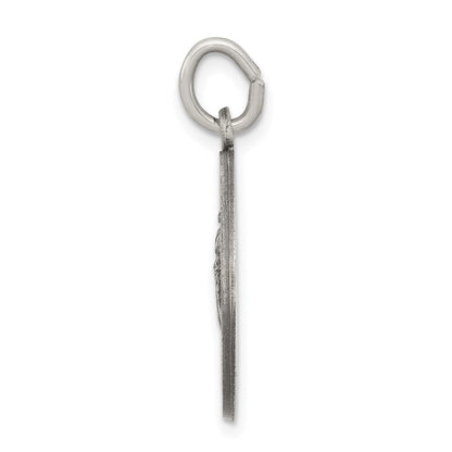 Sterlingsilber Antikisiert Saint Martha Medaille