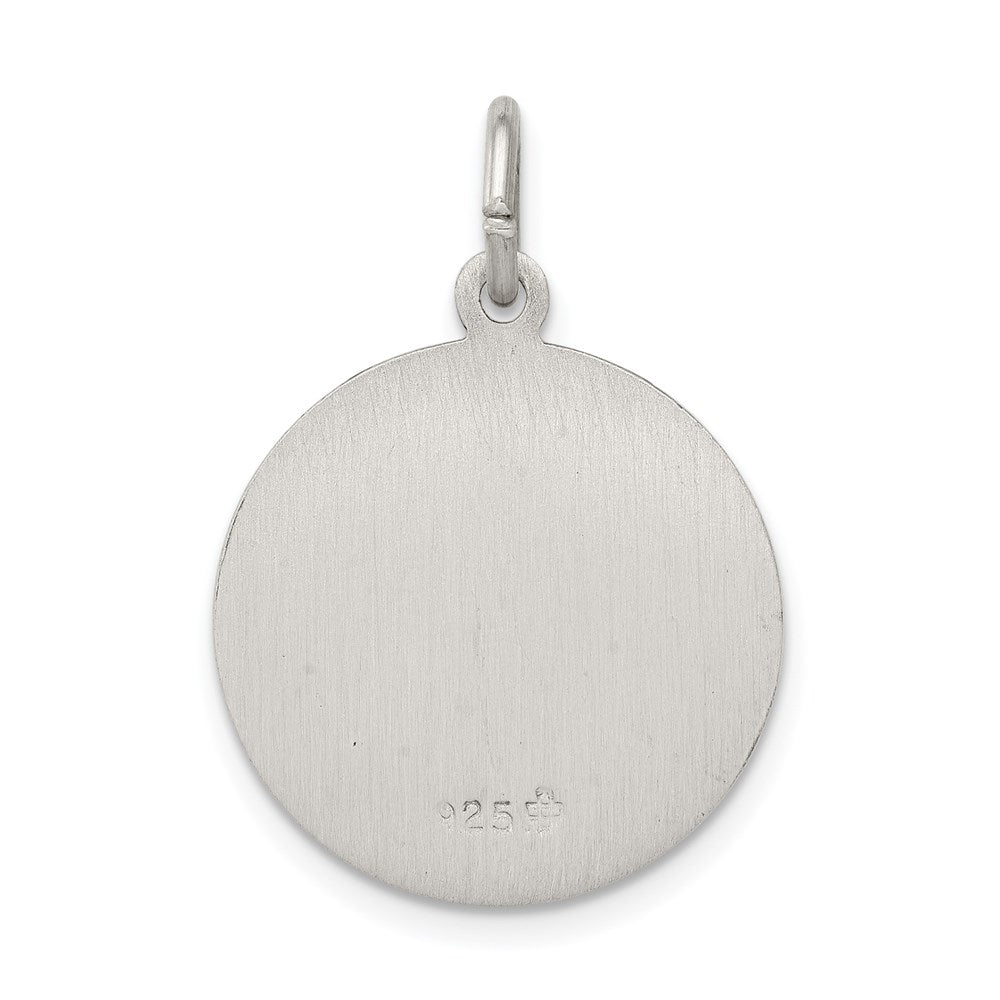 Sterlingsilber Antikisiert Saint Martha Medaille