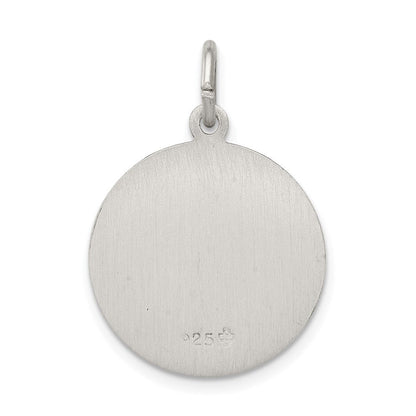 Sterlingsilber Antikisiert Saint Martha Medaille
