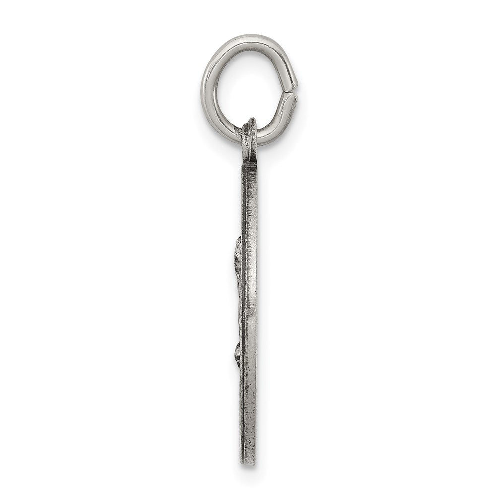 Sterlingsilber Antikisiert Saint Matthew Medaille