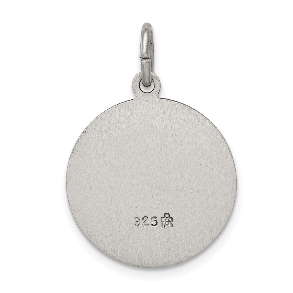 Sterlingsilber Antikisiert Saint Matthew Medaille