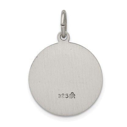 Sterlingsilber Antikisiert Saint Matthew Medaille
