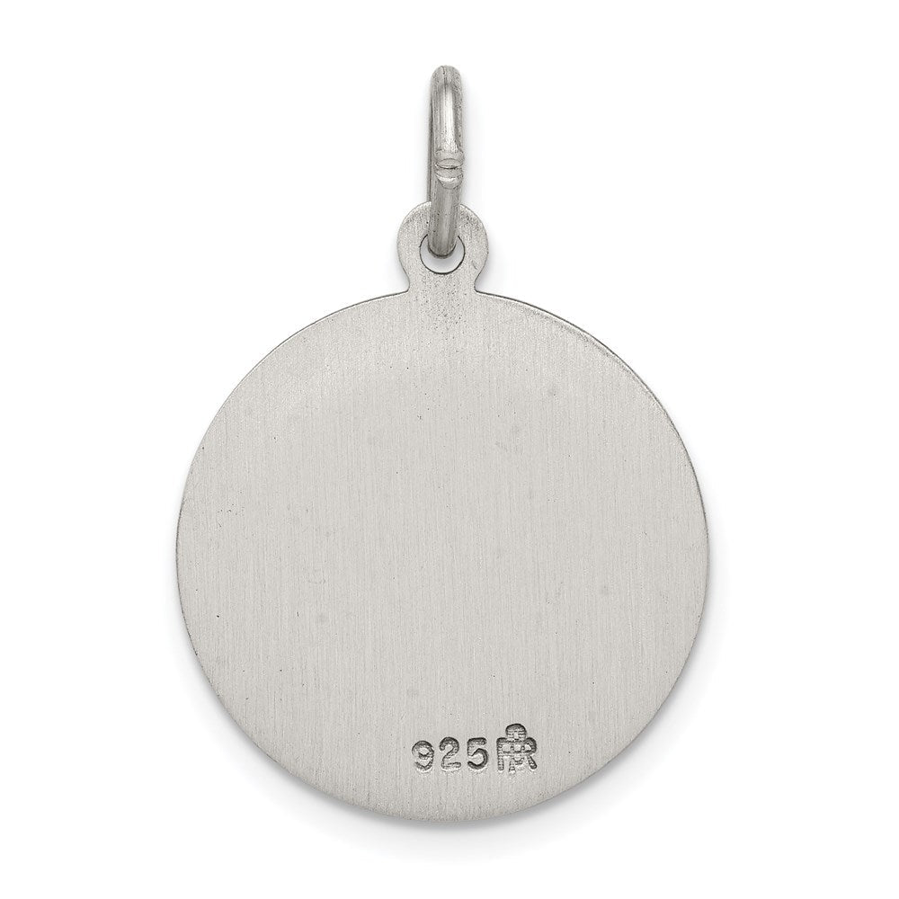 Sterlingsilber Antikisiert Saint John Neumann Medaille