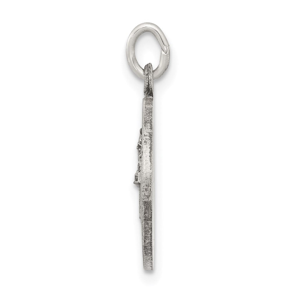 Sterlingsilber Antikisiert Saint Patrick Medaille