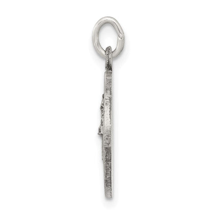 Sterlingsilber Antikisiert Saint Patrick Medaille