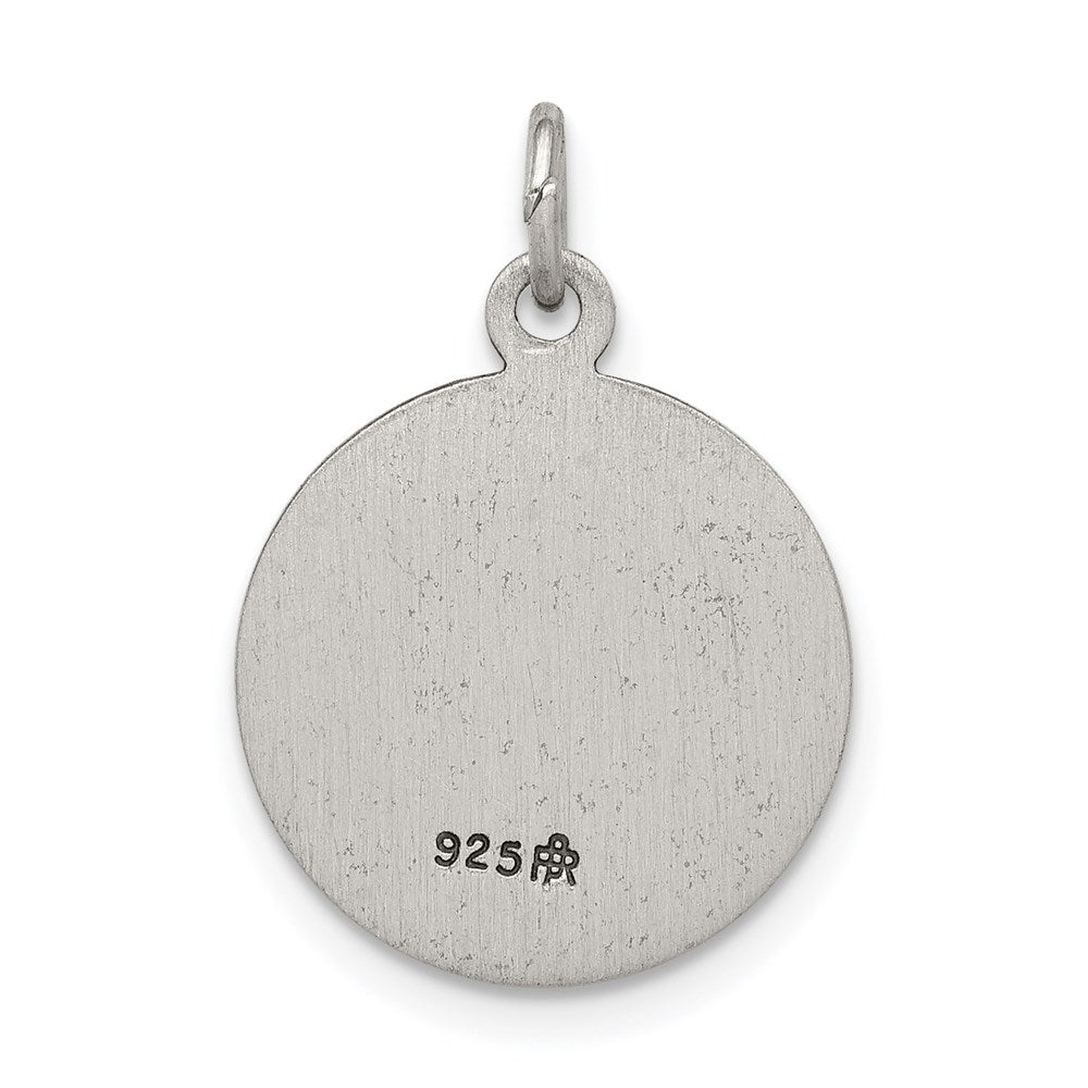 Sterlingsilber Antikisiert Saint Patrick Medaille