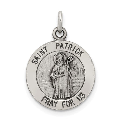 Sterlingsilber Antikisiert Saint Patrick Medaille