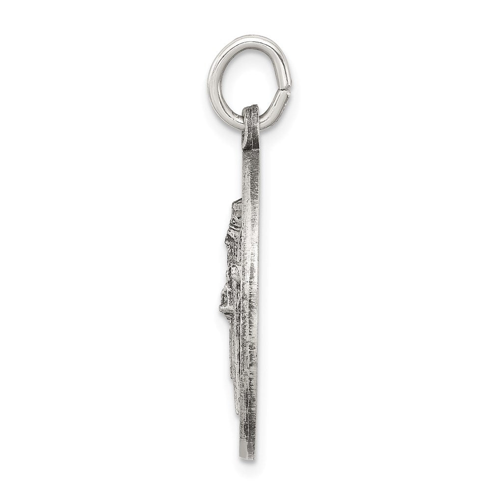 Sterlingsilber Antikisiert Saint Patrick Medaille