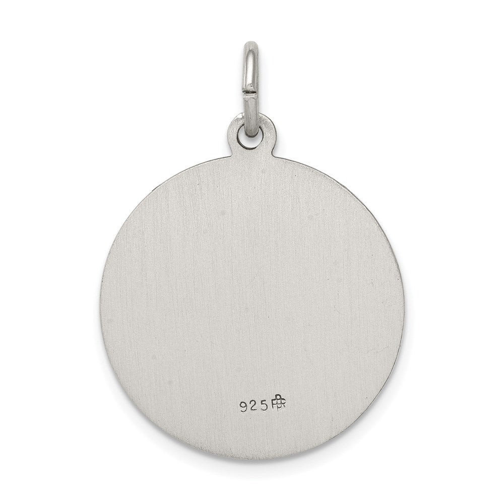 Sterlingsilber Antikisiert Saint Patrick Medaille