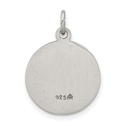Sterlingsilber Antikisiert Saint Peter Medaille