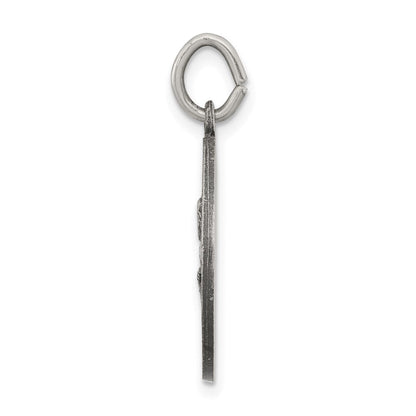 Sterlingsilber Antikisiert Saint Peter Medaille