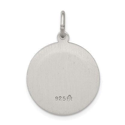 Sterlingsilber Antikisiert Saint Peter Medaille