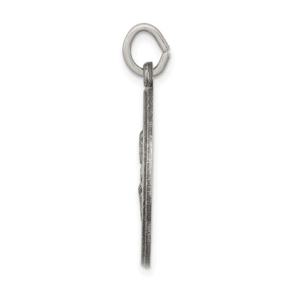 Sterlingsilber Antikisiert Saint Peter Medaille