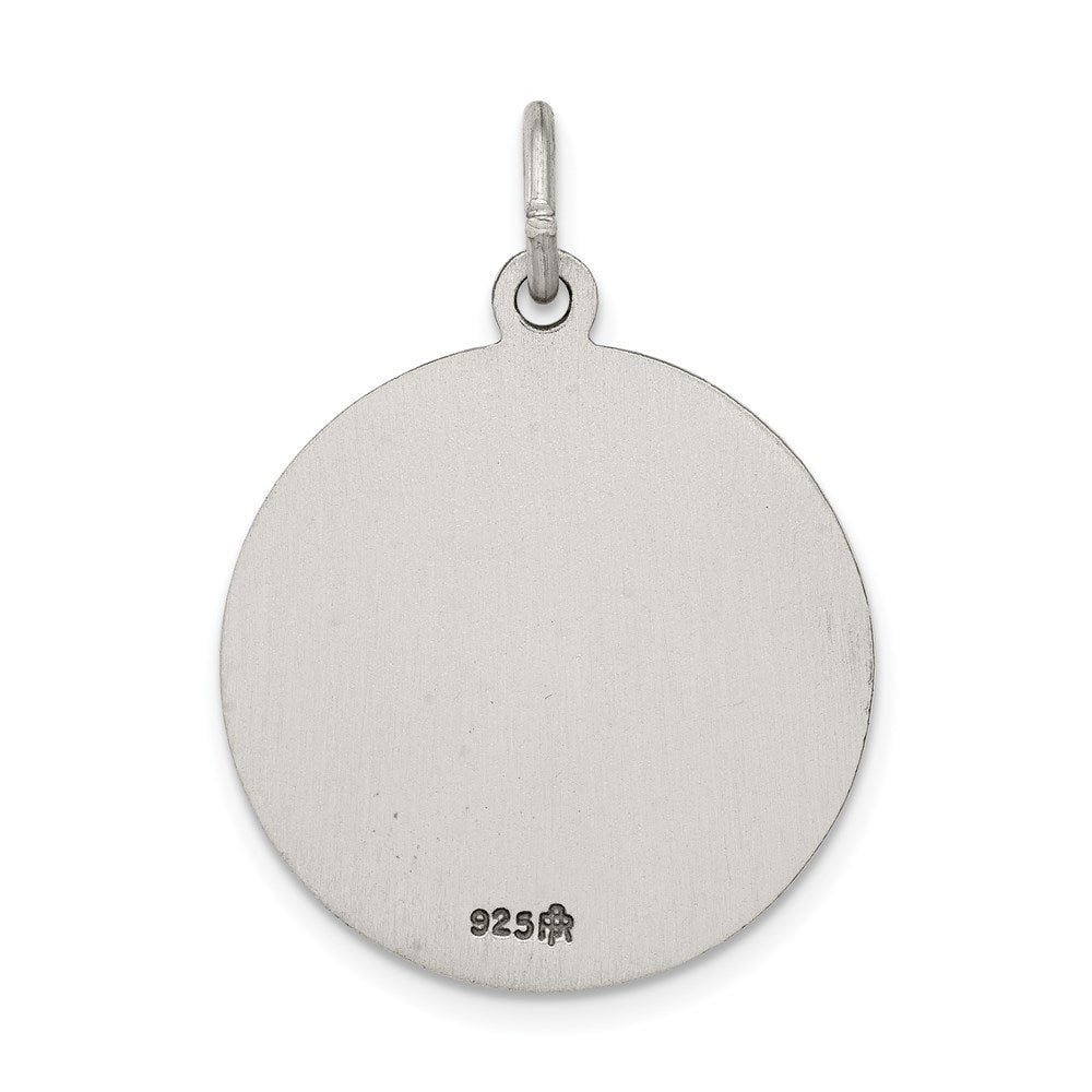 Sterlingsilber Antikisiert Saint Peter Medaille