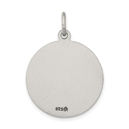 Sterlingsilber Antikisiert Saint Peter Medaille
