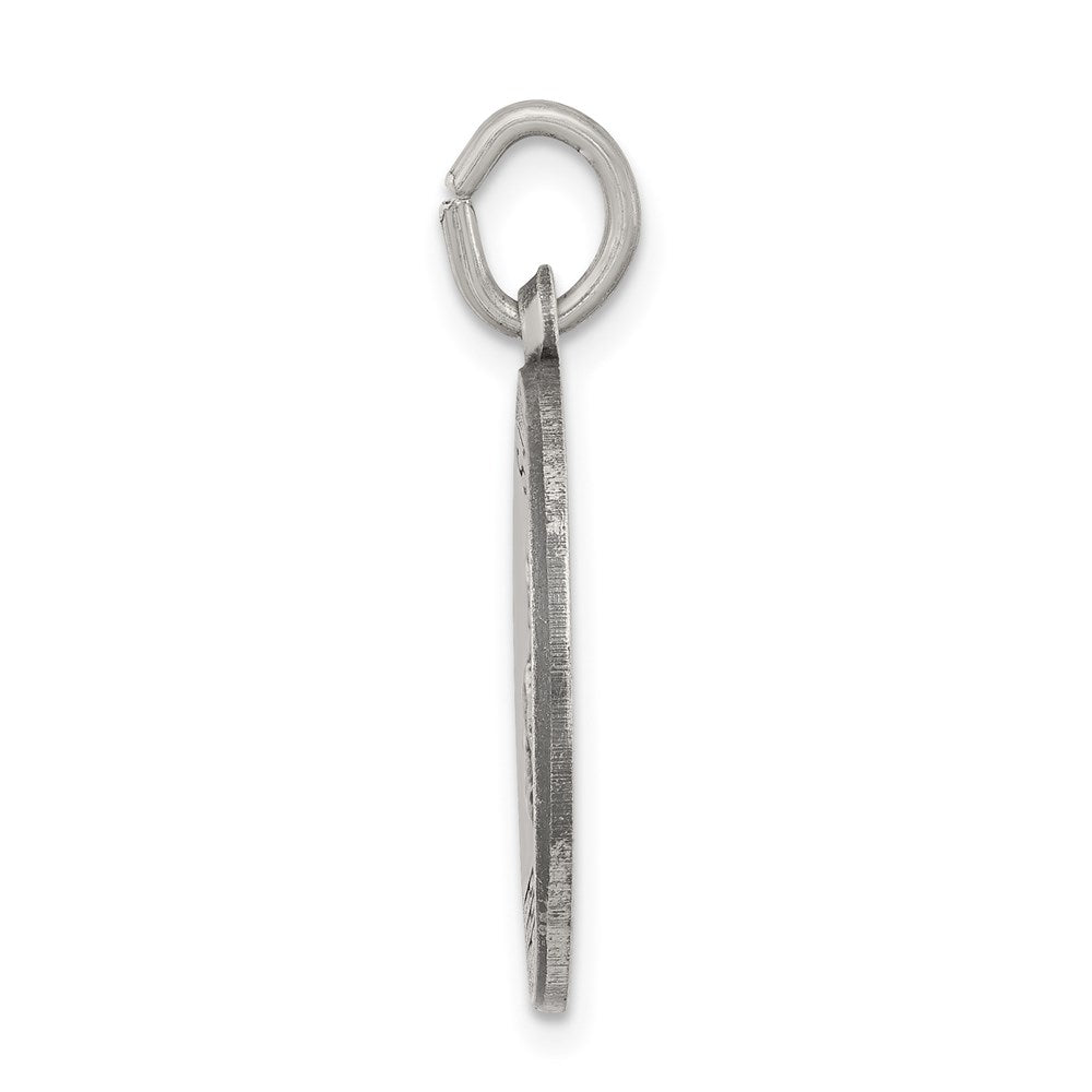 Sterlingsilber Antikisiert Saint Roch Medaille