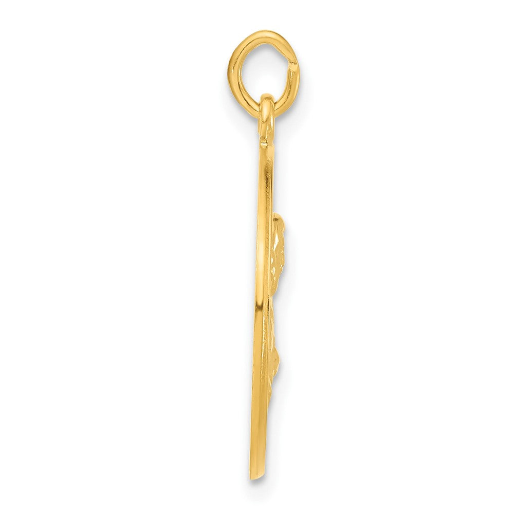 Sterlingsilber & 24K Vergoldet Saint Mark Medaille Charm
