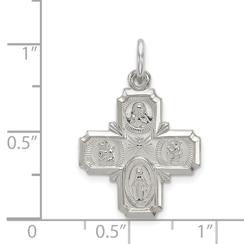 Sterlingsilber 4-way Medaille