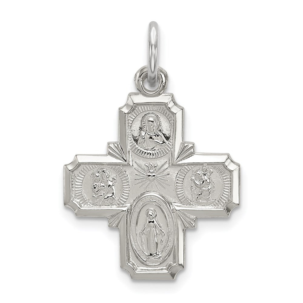 Sterlingsilber 4-way Medaille