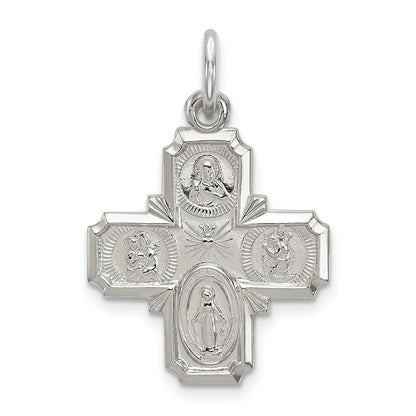 Sterlingsilber 4-way Medaille
