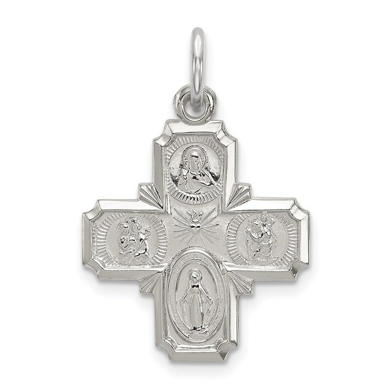 Sterlingsilber 4-way Medaille