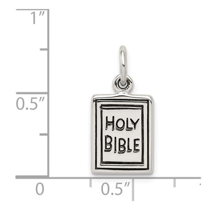 Sterlingsilber Antikisiert Heilig Bible Charm