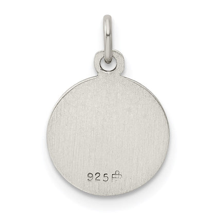 Sterlingsilber Antikisiert Schutzengel Engel Medaille