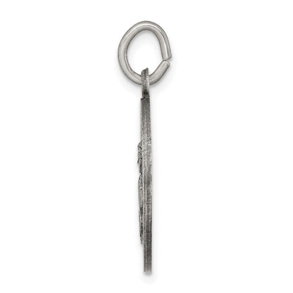Sterlingsilber Antikisiert Saint Gabriel Medaille