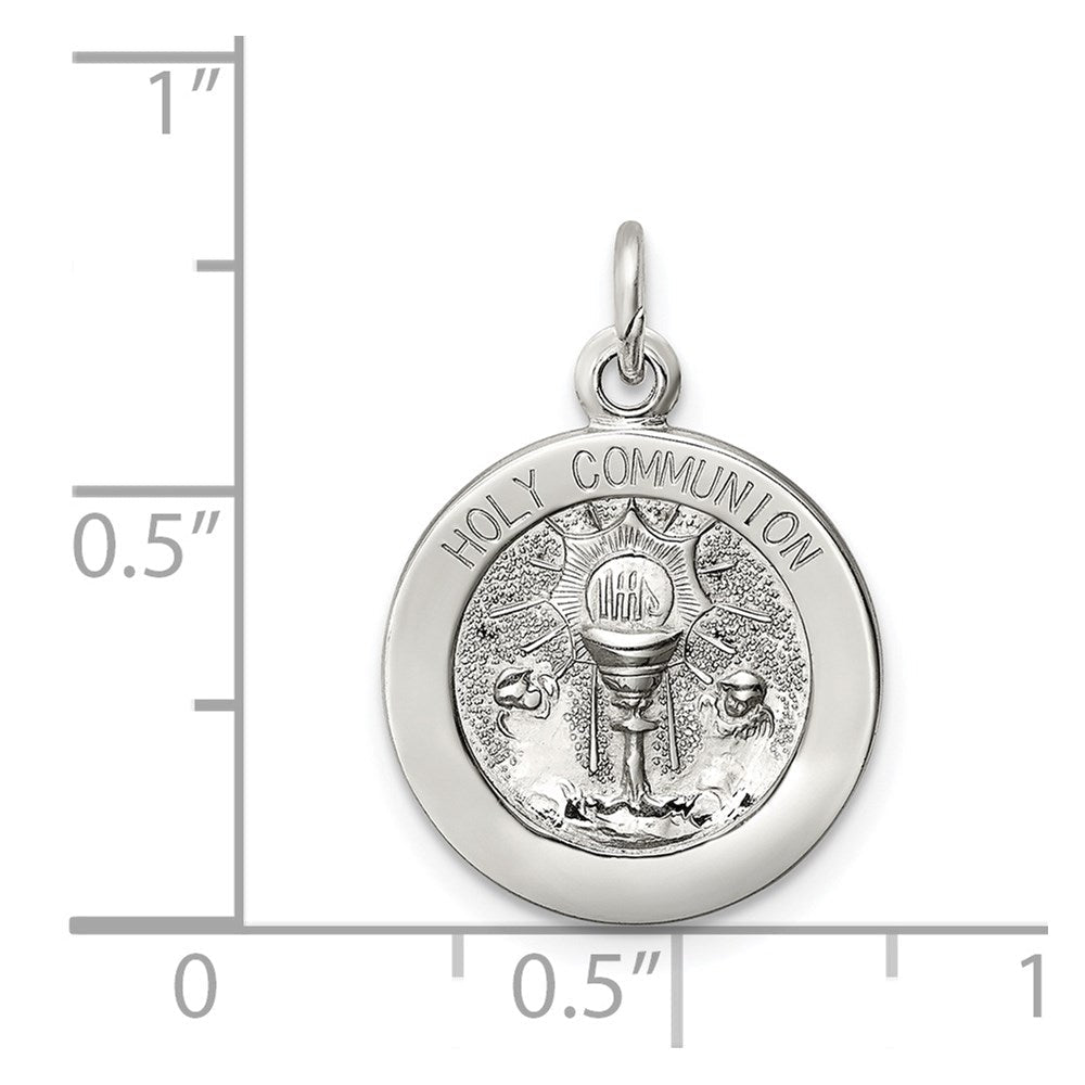 Sterlingsilber Heilig Kommunion Medaille