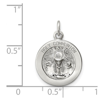 Sterlingsilber Heilig Kommunion Medaille