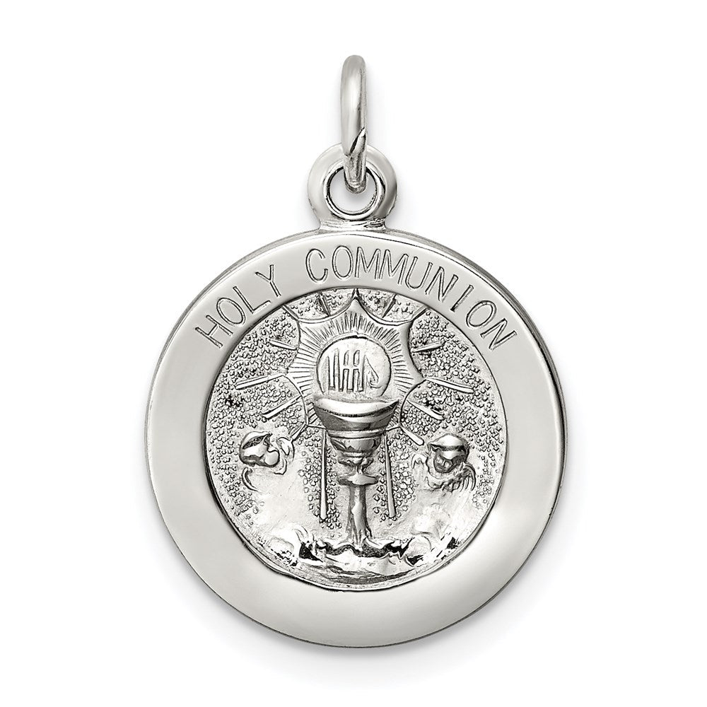 Sterlingsilber Heilig Kommunion Medaille