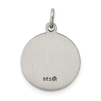 Sterlingsilber Antikisiert First Heilig Kommunion Medaille