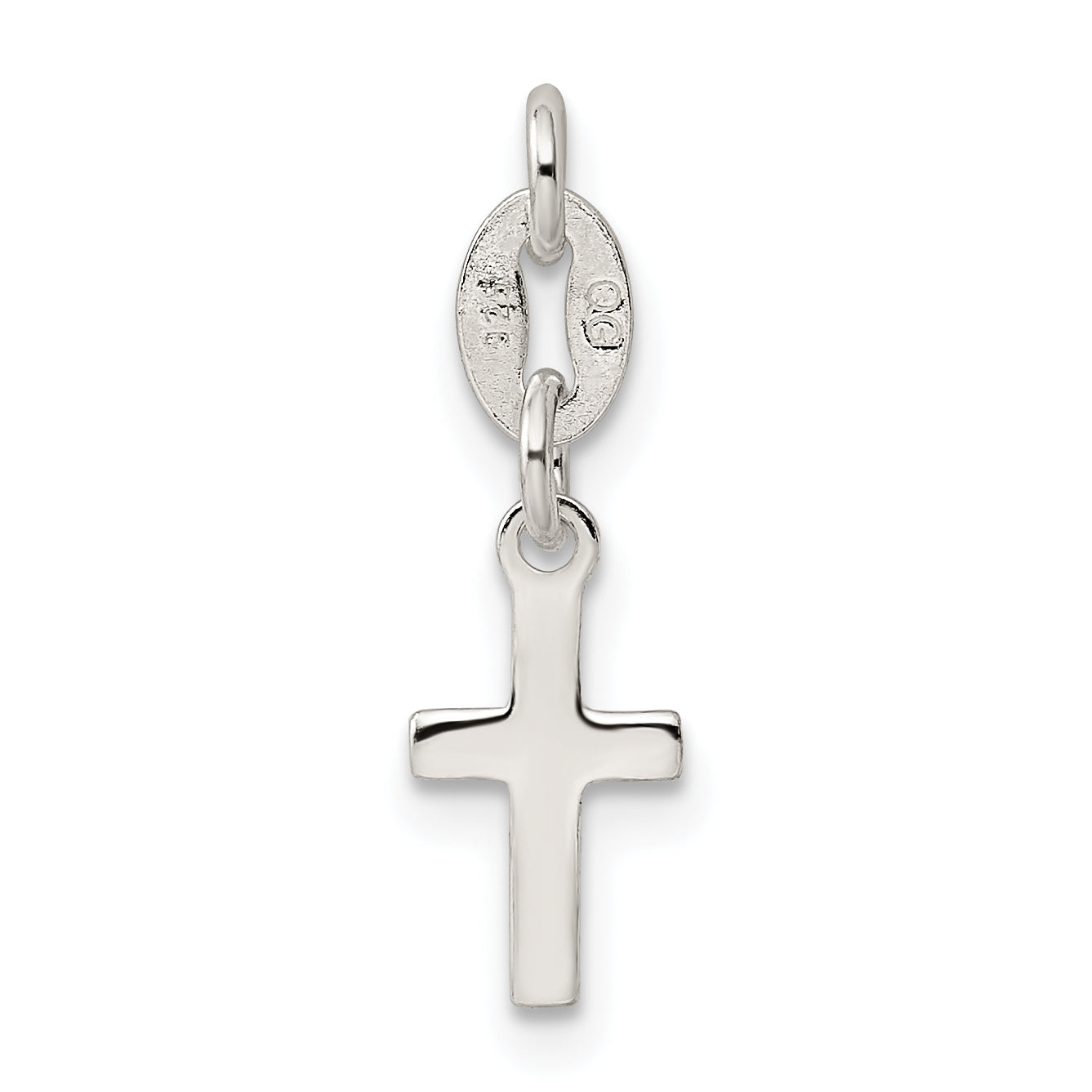 Sterlingsilber Kreuz Charm