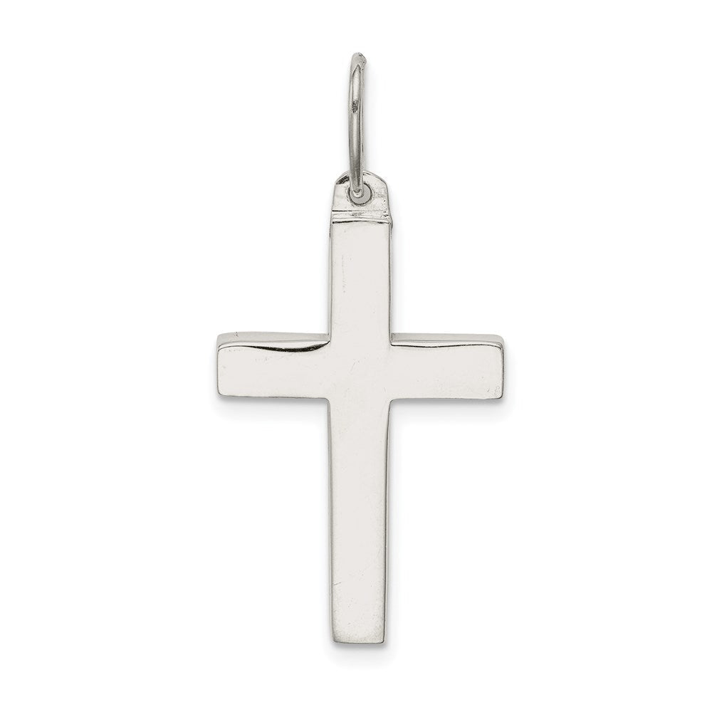 Sterlingsilber Poliert Kreuz Anhänger