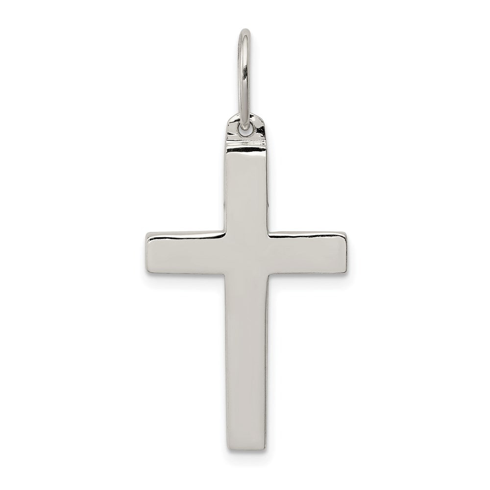 Sterlingsilber Poliert Kreuz Anhänger