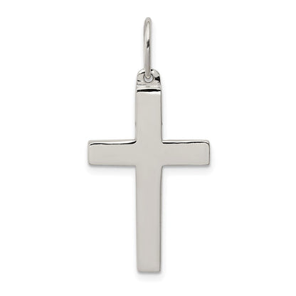 Sterlingsilber Poliert Kreuz Anhänger