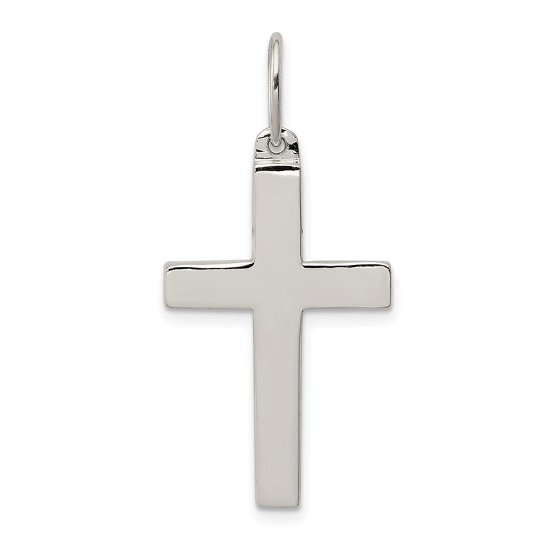 Sterlingsilber Poliert Kreuz Anhänger