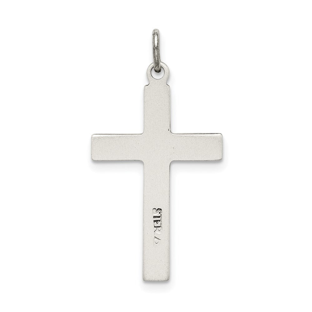Sterlingsilber Antikisiert Kreuz Charm