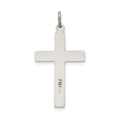 Sterlingsilber Antikisiert Kreuz Charm